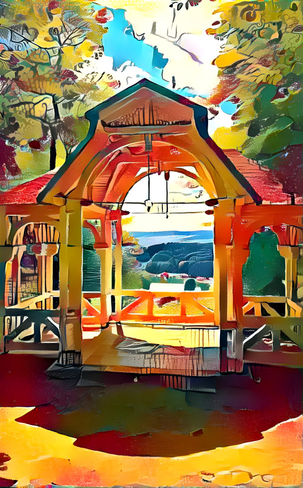 the gazebo at noon