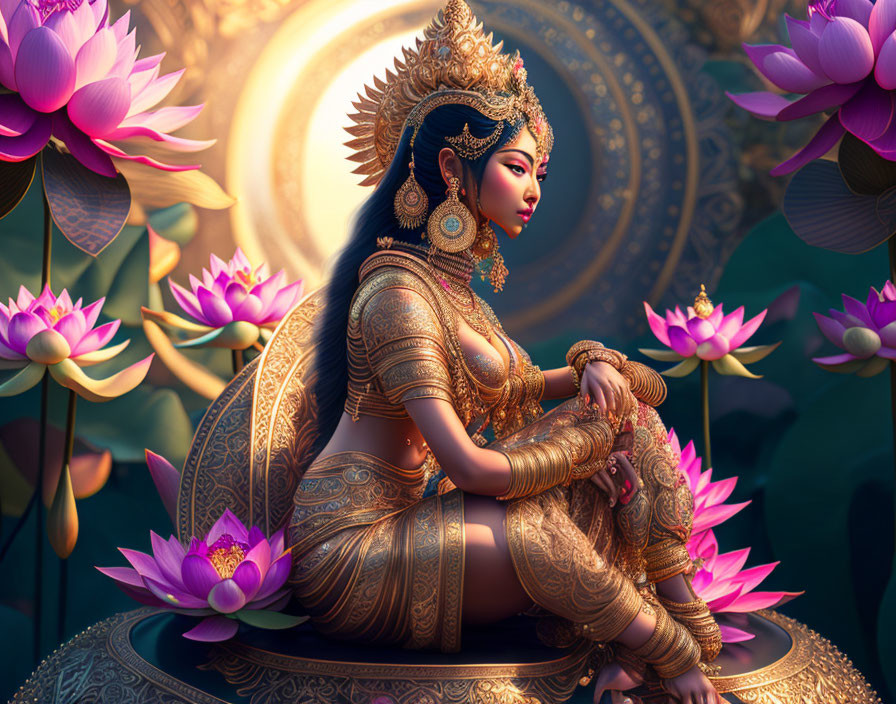 The lotus goddess