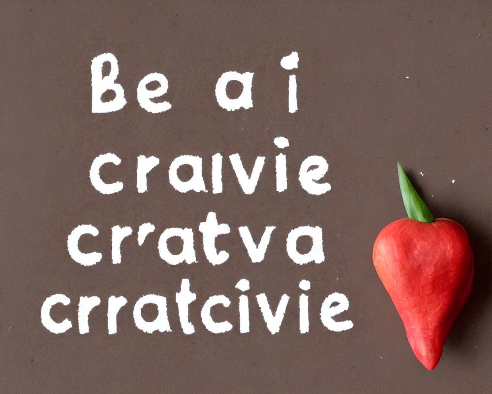 Misspelled text "Be ai crave craive crativa cratcive" with white background