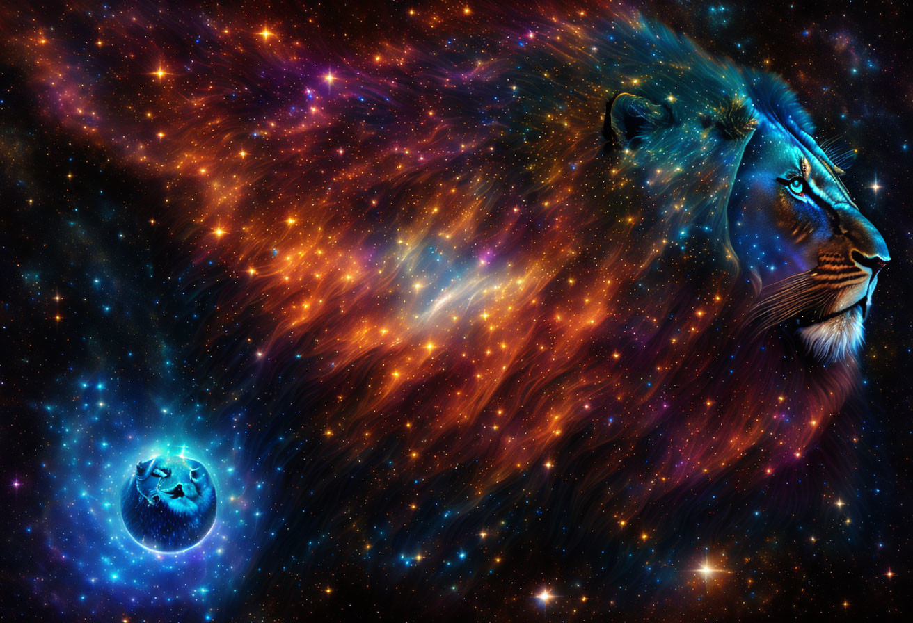 Cosmic lion 