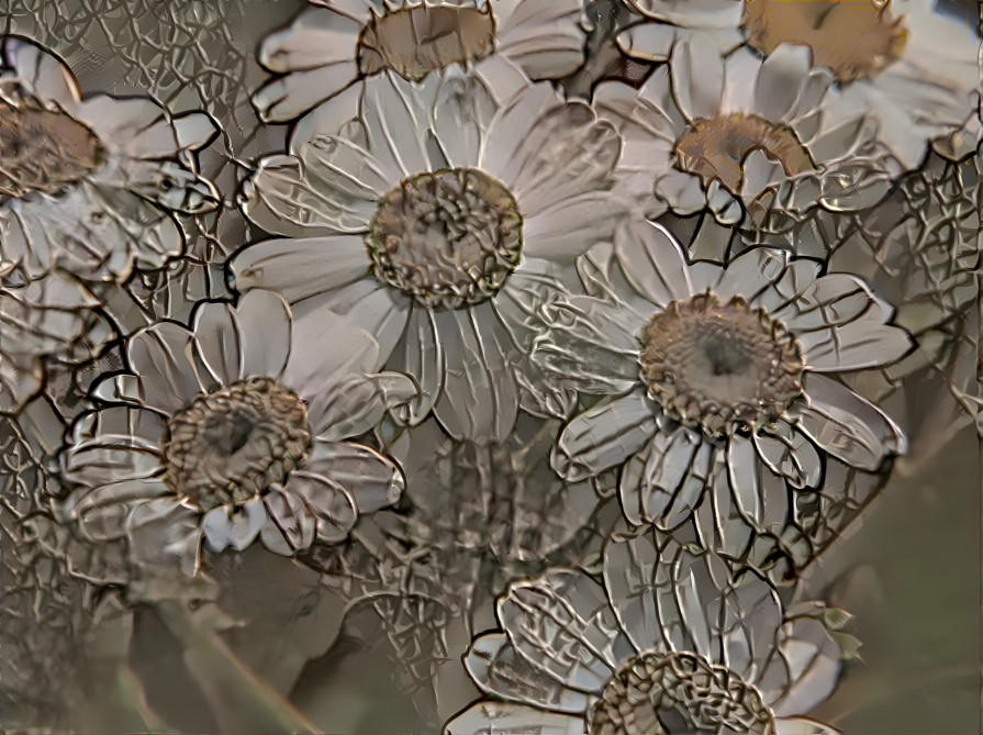 Metal flowers