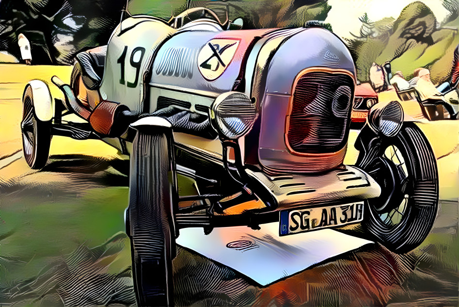 Old racing car 