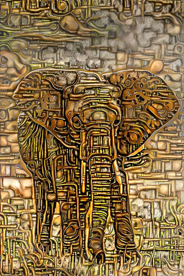 Steampunk elephant