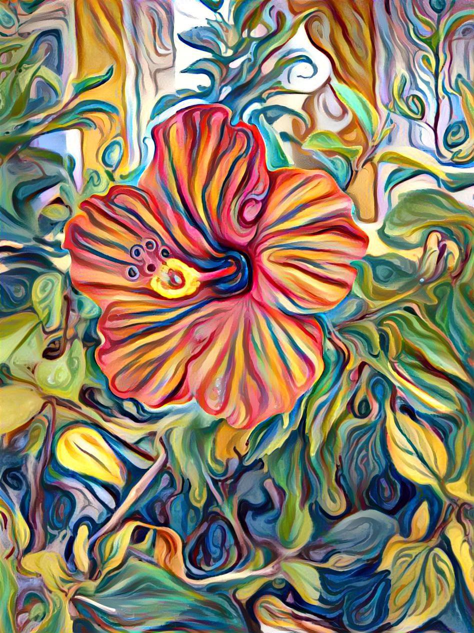 Flower on Oil