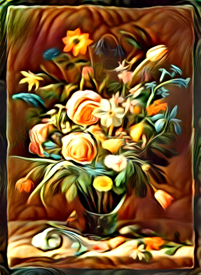 Pumpkin Patch Bouquet of Flowers Mashup.