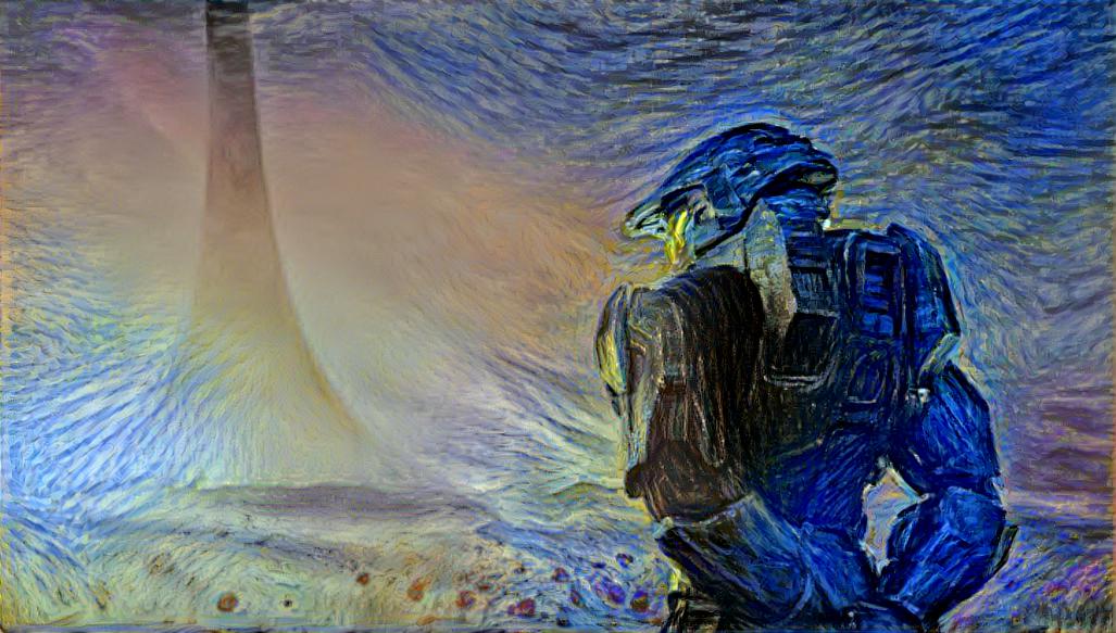 Halo Infinite Starry Night