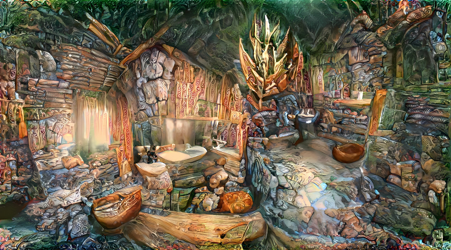 rustic bathroom 