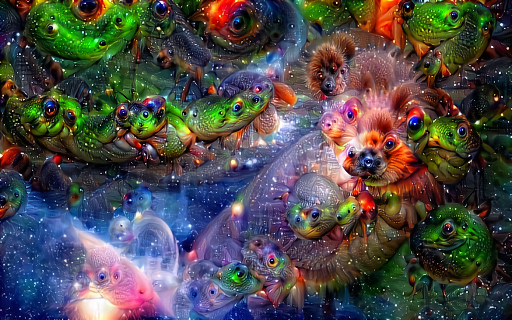 Space deep dream