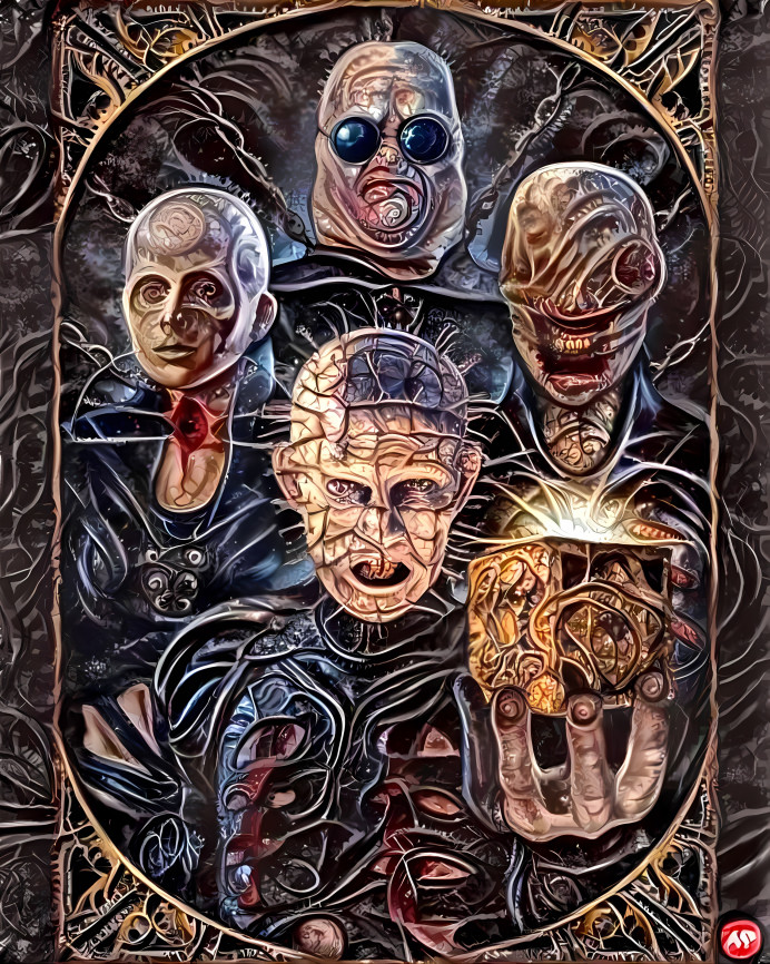 Pinhead and the cenobites