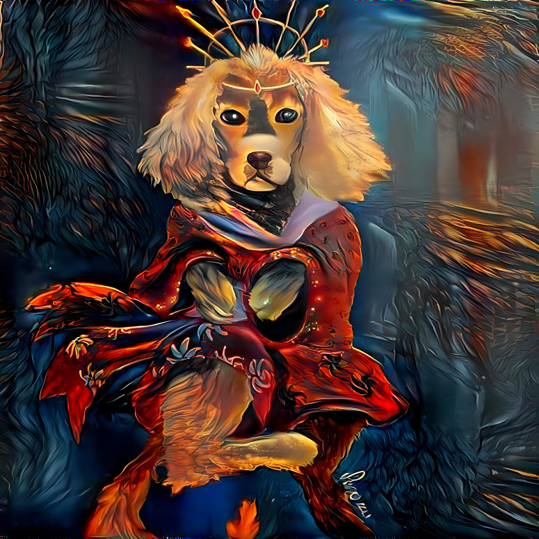 Dog painting reimagined