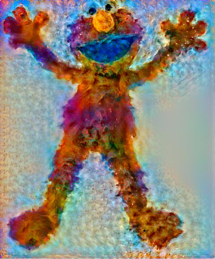 elmo but rainbow