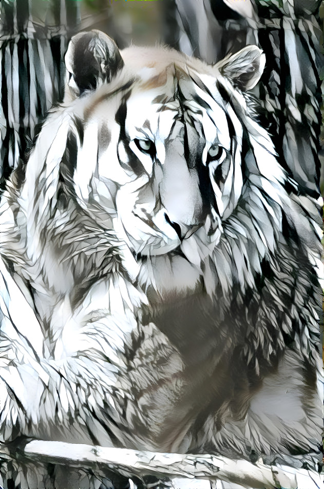 Black and White Tiger