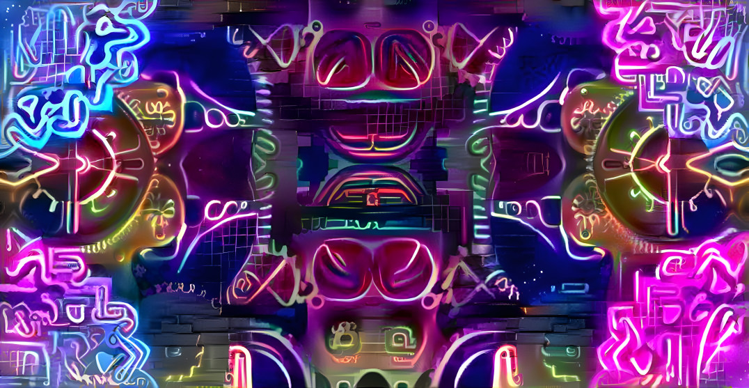 Inside the Neon Clock