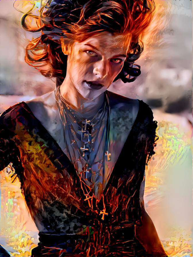 ANDRE´S ART MILLA JOVOVICH