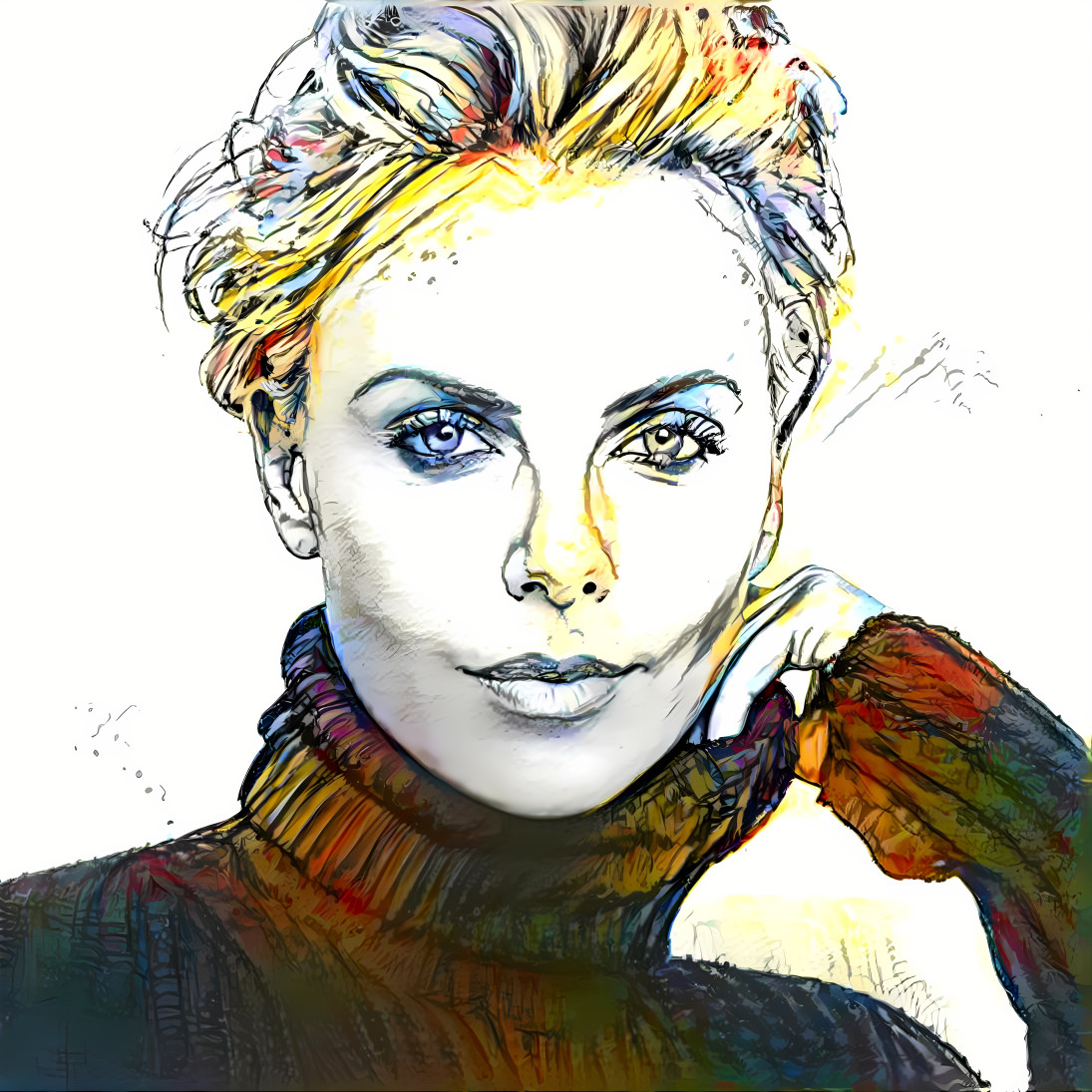 ANDRE´S ART CHARLIZE THERON