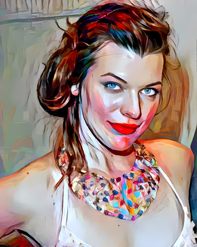 ANDRE´S ART MILLA JOVOVICH