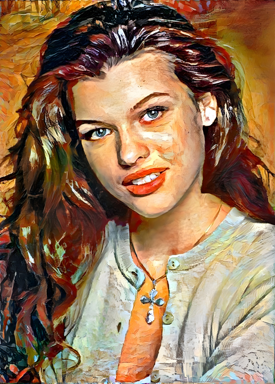 ANDRE´S ART MILLA JOVOVICH