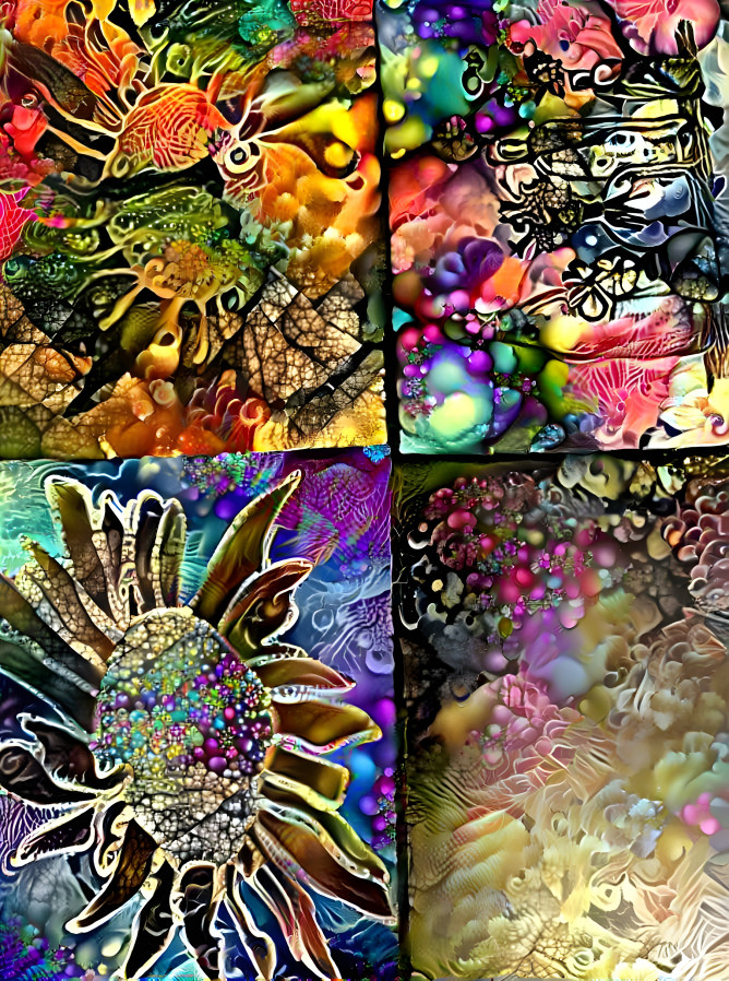 My alcohol ink prints