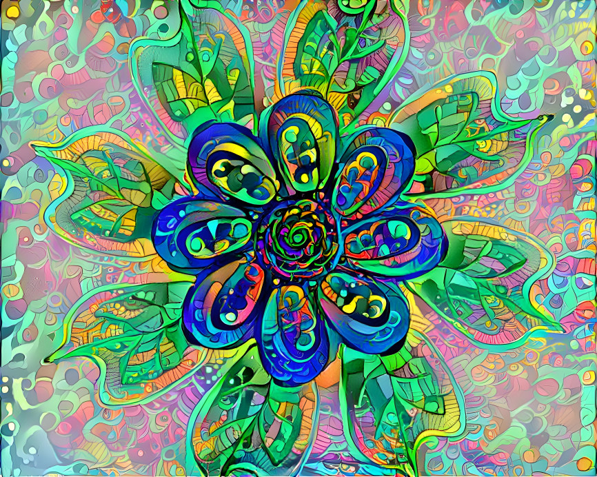 Paisley flower