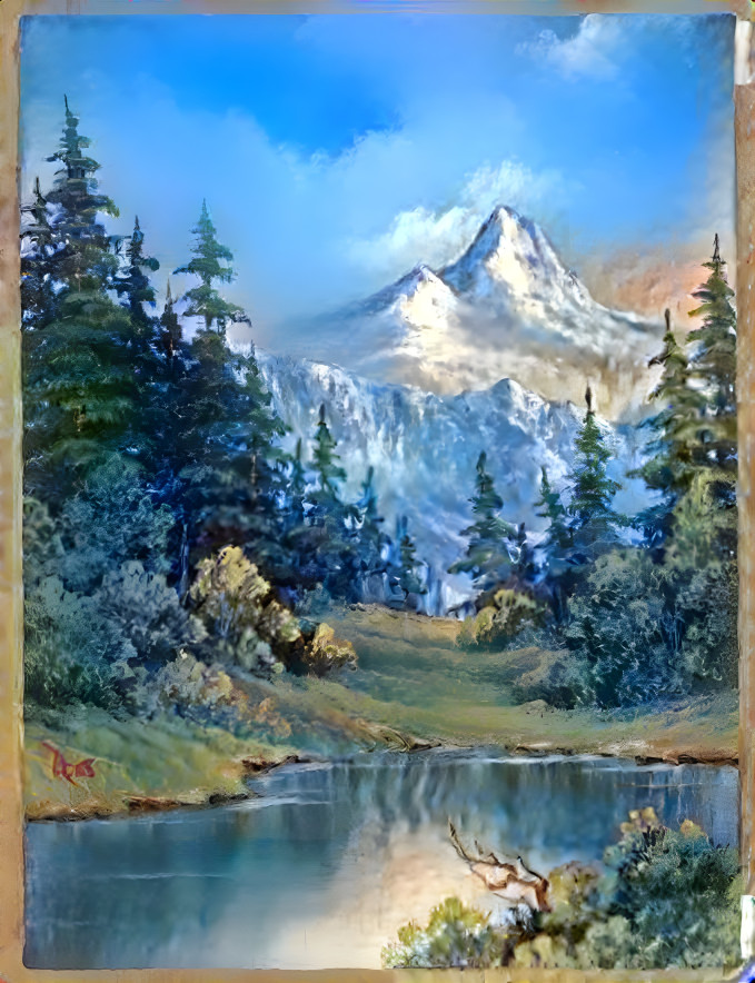 Gorgeous mountain scene