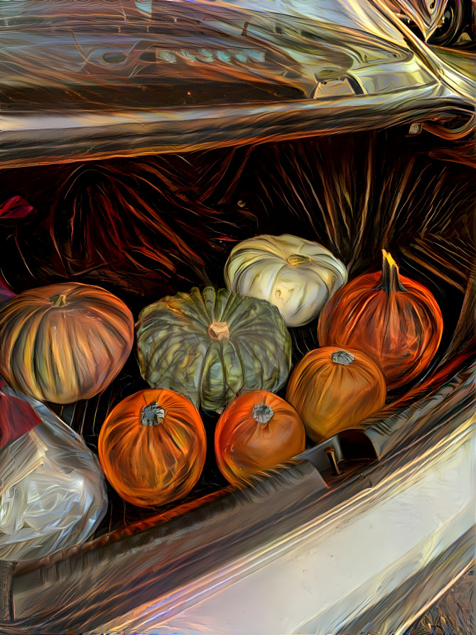 Pumpkins in my trunk