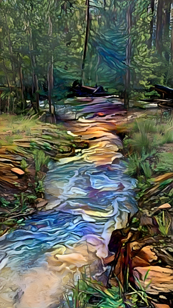 Flowing creek