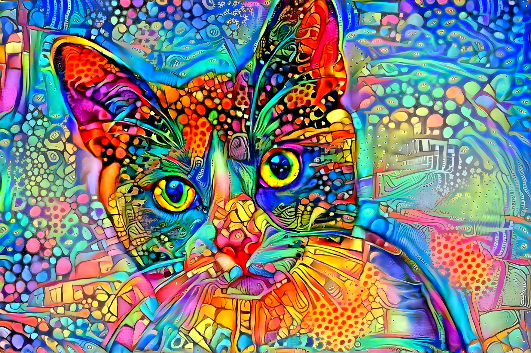 "Calico Quilt Cat"