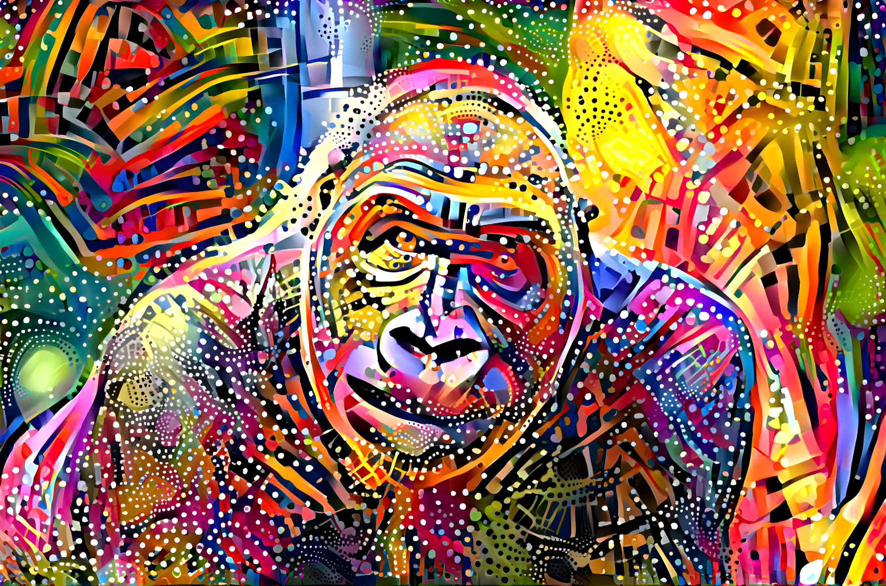 "Psychedelic Gorilla"