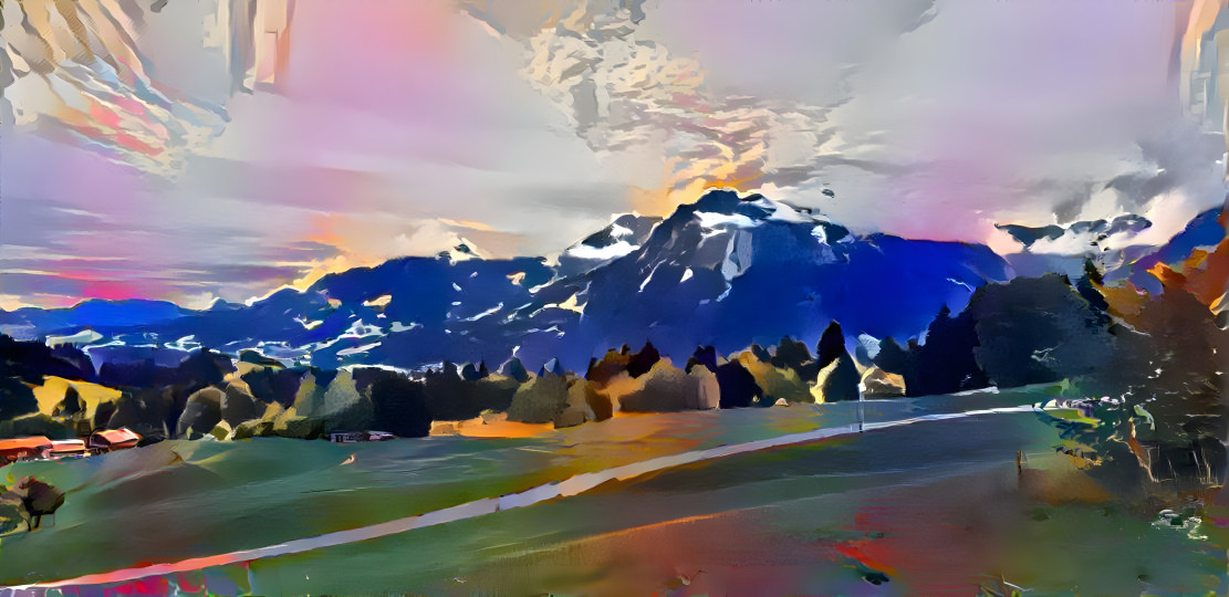 Abstraced landscape