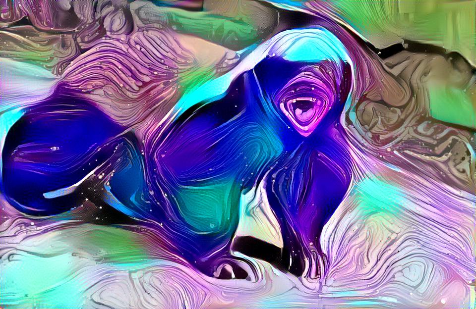 Psychedelic badger