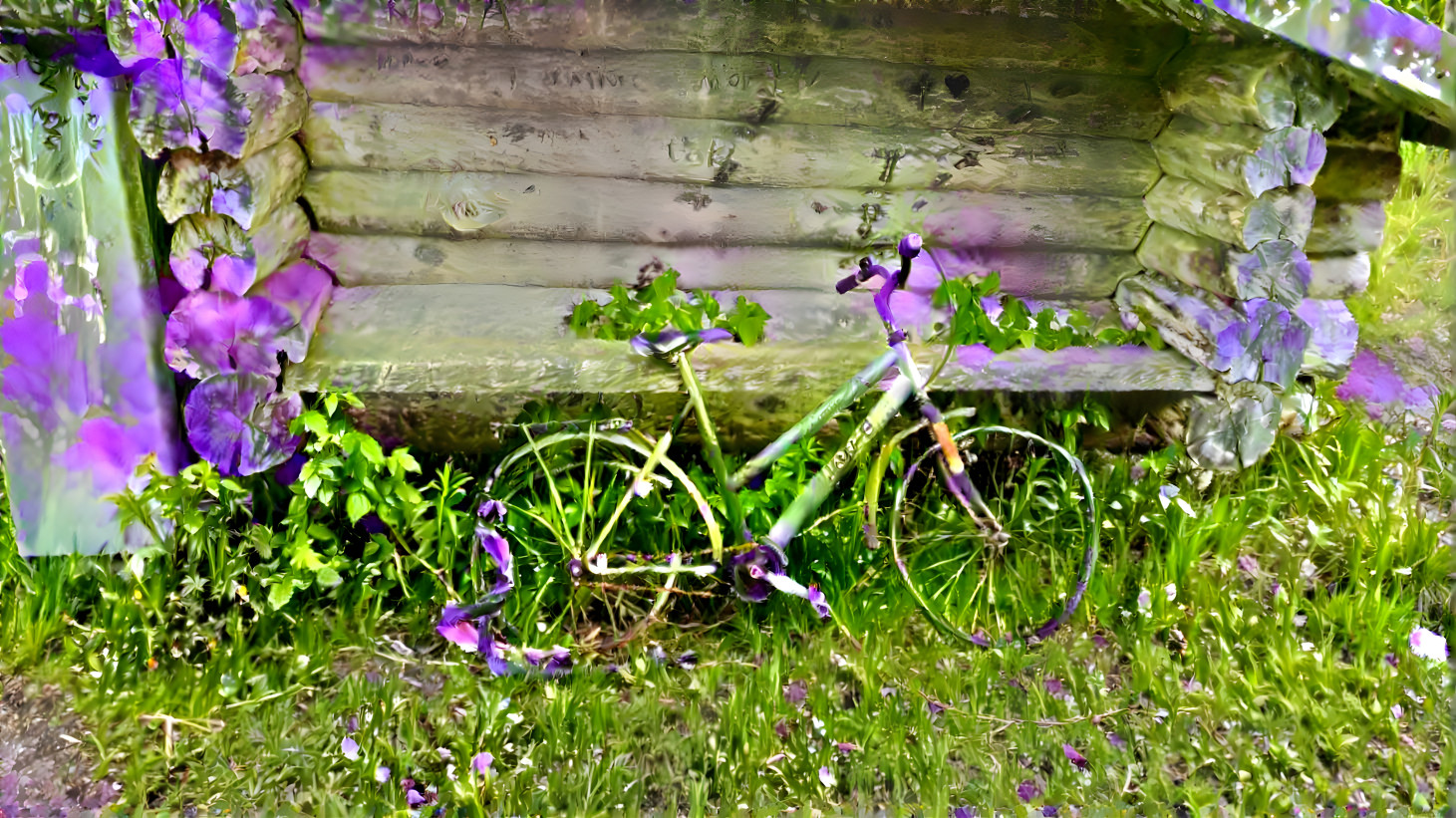 Old broken bike