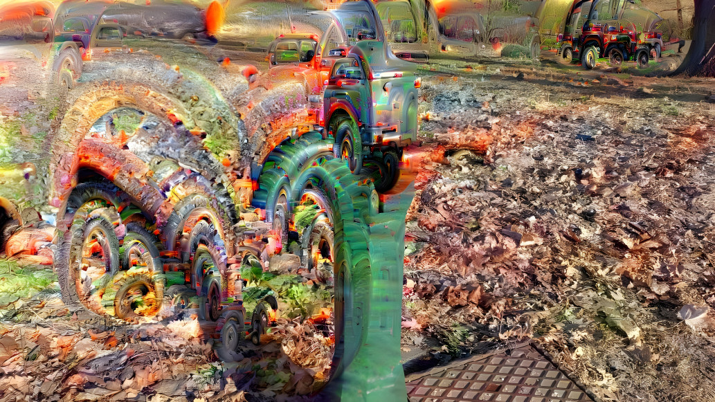 Waterpost Deepdreaming at Tullisaari