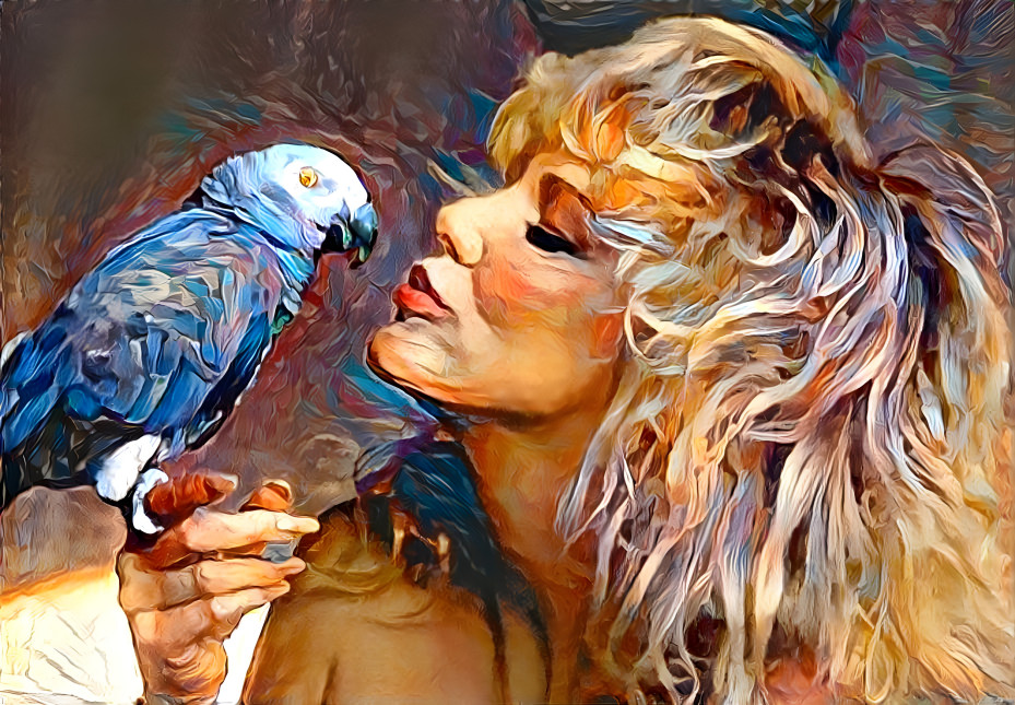 Beautiful Bird Lady