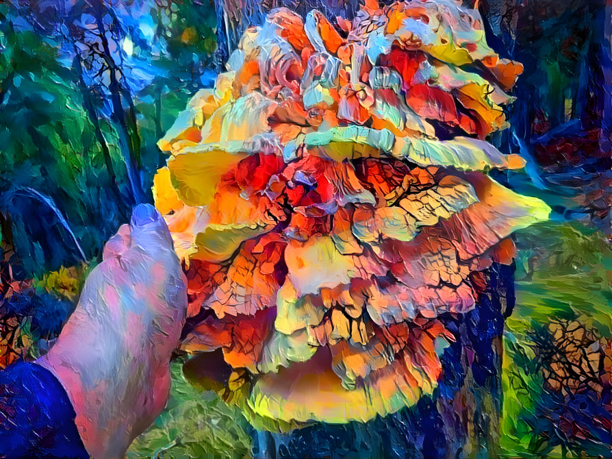 Chicken of the Woods or a Pinata?