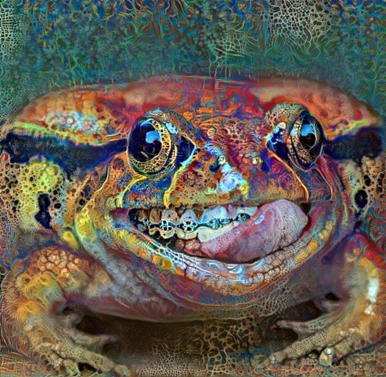 teeth frog