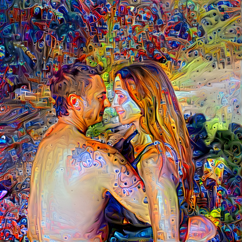 Color rain couple