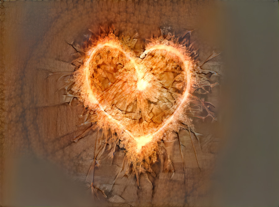 wood heart