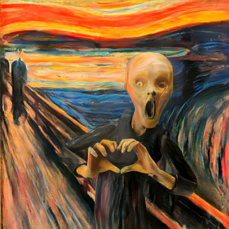 the scream of love