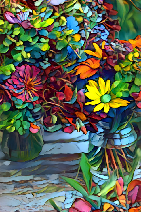 Jars of Flowers