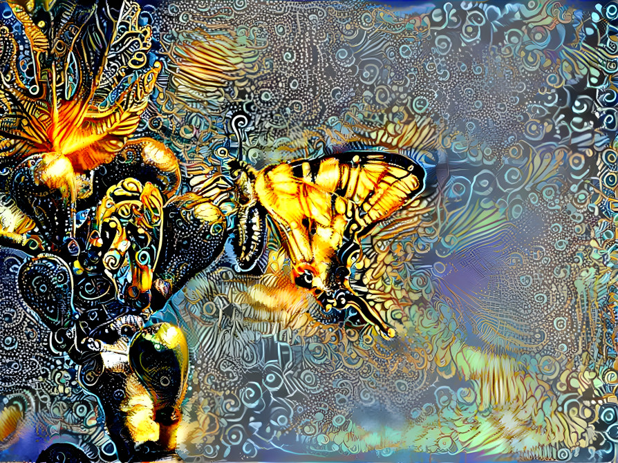 Golden butterfly