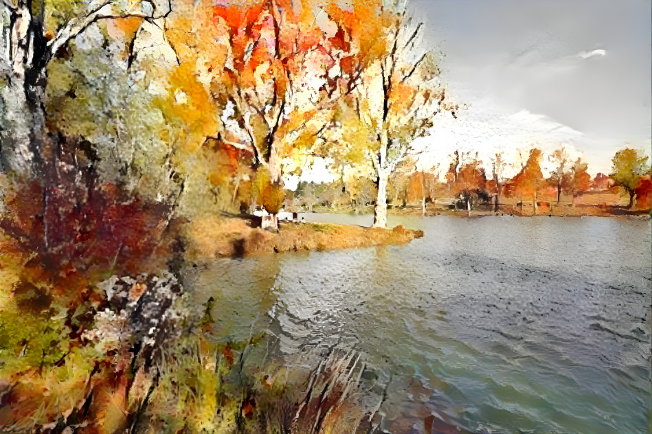 Autumn lake