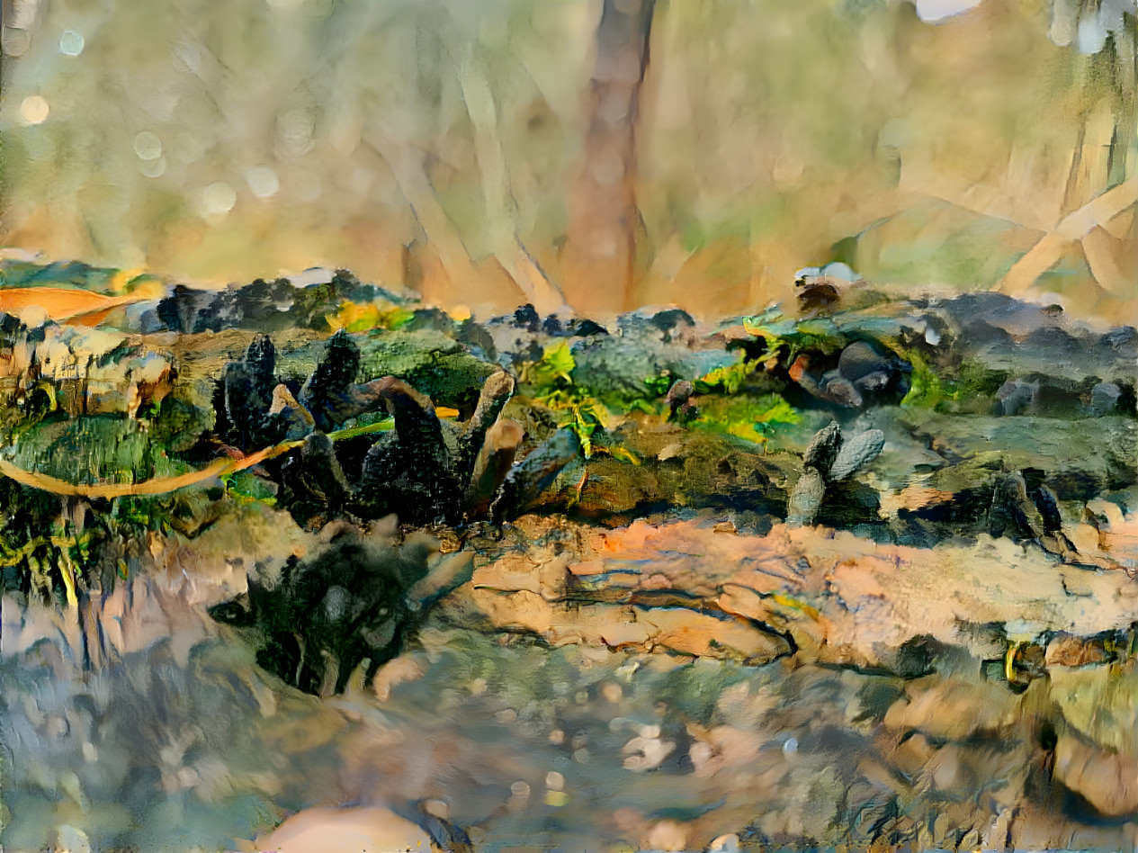 Fungus on a Log