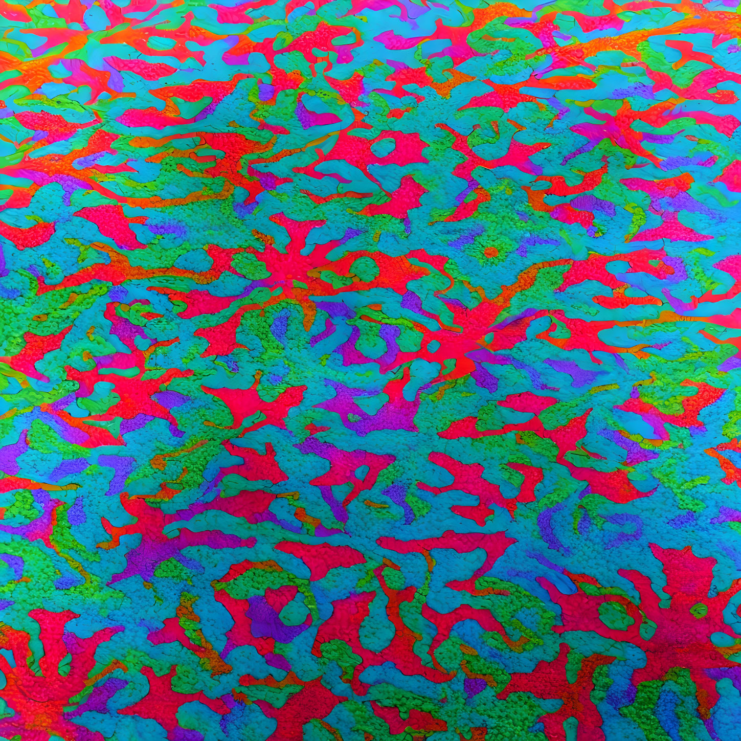 Colorful Neon Green, Blue, and Pink Swirl Pattern