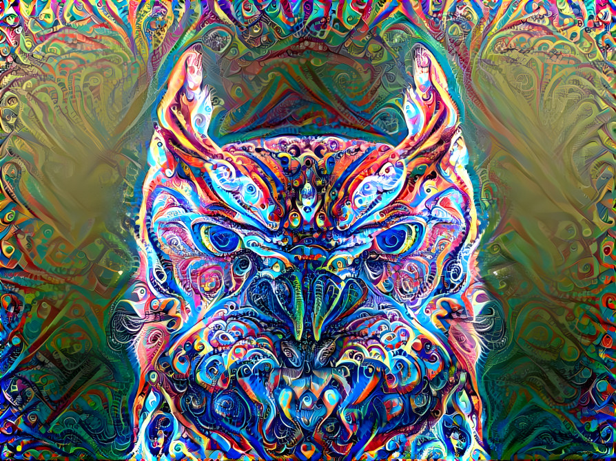 Psychedelic Owl