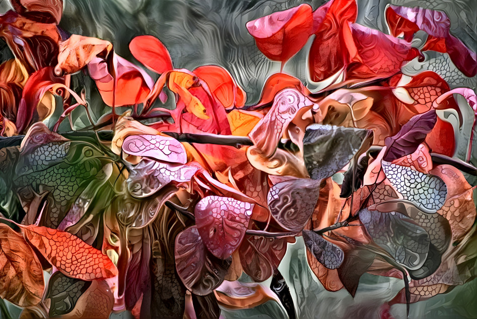 red leaves