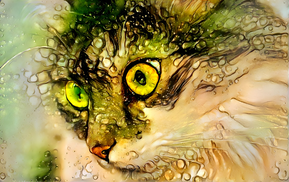 Cat With Green Eyes