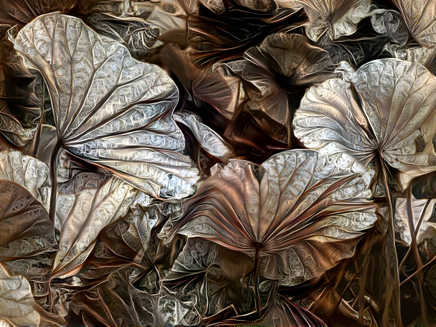 Lotus leaves