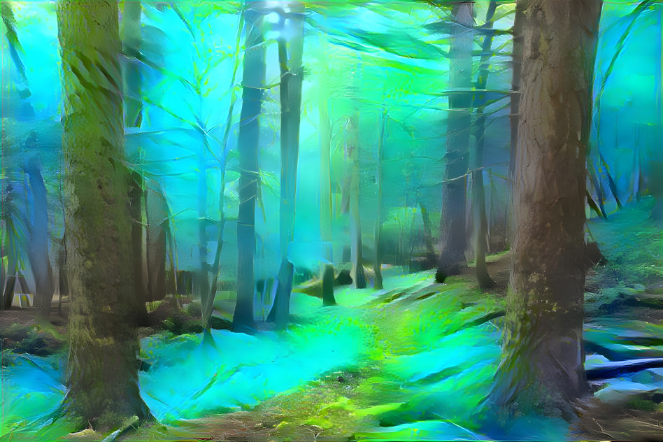 Cool Trippy Forest