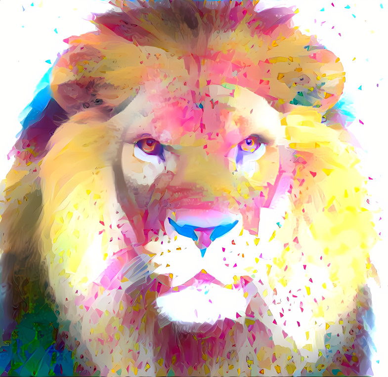 Abstract Lion