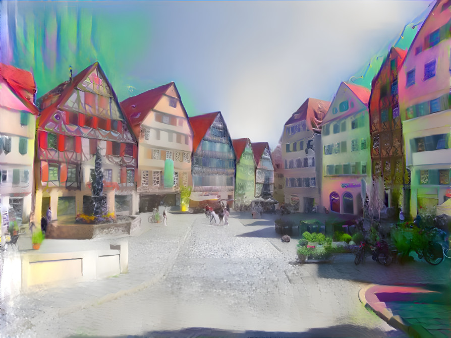 Marktplatz im Nordlicht